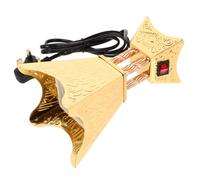 FUNOMOCYA Vintage Arabic Style Electric Incense Burner Metal Stove Aromatherapy Uk Plug
