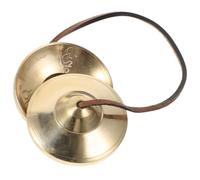 FUNOMOCYA Vintage Handmade Cymbals Bell Percussion Instrument Rhythm Small Bells for Yoga Meditation Relax Handheld for Music Instrument Toys
