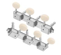 FUNOMOCYA Vintage Open Gear Tuners for Electric Guitar Tuning Knobs Metal Guitar Tuning Pegs Left Right Easy Install Tool