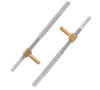 FUNOMOCYA Violin Bow Frog Screws Violin Accessory 2pcs Metal Replacement Parts Easy to Use and Lightweight for Repairing Old Or Broken Screws