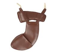 FUNOMOCYA Violin Shoulder Mat and Pads Set 2pcs 4/4-3/4 Size Universal Violin Accessory Coffee Color Sheepskin Shoulder Rest and Chin Pad and Fittings