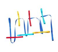 FUNOMOCYA Walking Rope Safety Harness for Preschool Outdoor Use Lightweight Bright Color with Comfortable Handle Spacing Prevents Wandering for Daycare and Group Activities