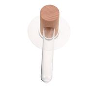 FUNOMOCYA Wall-mounted Hydroponic Planter Glass Container with Wooden Frame for Indoor Plant Propagation Bathroom and Office Decor Hydroponic Plant Vase Terrarium Holder