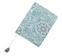 FUNOMOCYA Washable Fabric Book Cover Sleeve Handmade Reusable Book Cloth Protector for Textbooks Notebooks Hardcovers Paperbacks Lightweight Scratch Resistant with Unique Ethnic Style