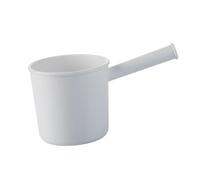 FUNOMOCYA Water Scoop Large Capacity Plastic Water Ladle with Long Handle for Kitchen and Household Use White Serving Spoon for Washing Vegetables and Fruits