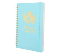 FUNOMOCYA Weekly Monthly Planner Book English Schedule Diary Organizer for Students Schools Compact Portable Long-term Planning Agenda Notebook