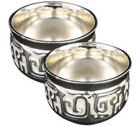 FUNOMOCYA Wine Glasses Reusable Metal Cups Silver Alloy 2pcs with Unique Texture Elegant Light Luxury Style Goblets for Wine Tasting and Casual Sipping for Couples