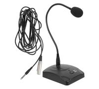 FUNOMOCYA Wired Conference Microphone with Goose Neck High Sensitivity Capacitive Mic for Computer for Podcasting Communication and Real Chat