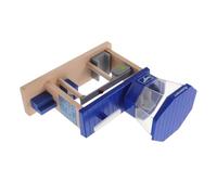 FUNOMOCYA Wooden Airplane Station Play Set Educational Role Play for Boys and Interactive Airport Track Accessory Encouraging Creativity Motor Skills Development and Logical Thinking for