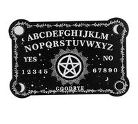 FUNOMOCYA Wooden Divination Board for Pendulum Answers Wiccan Altar Supply Smooth Energy Plate Home Party Decoration and DIY Spiritual Tool