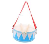 FUNOMOCYA Wooden Double-sided Snare Drum for Percussion with Drumsticks Early Educational Musical Instrument for Hand-eye Coordination and Rhythm Development