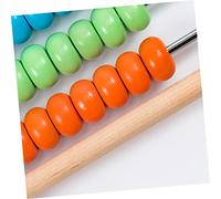 FUNOMOCYA Wooden Drawing Board and Arithmetical Enlightenment with Beads Multi Functional Early Education Calculation Frame for Enhancing Math Skills and Cognitive Development