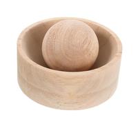 FUNOMOCYA Wooden Dumpling Wrapper Maker Mold with Ergonomic Handle Sturdy Natural Wood Dumpling Press Kitchen Tool for Consistent Ravioli Wonton Skin Easy to Clean Baking Accessory