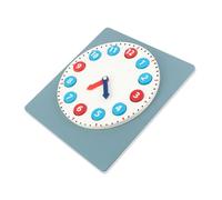 FUNOMOCYA Wooden Educational Clock for Learning Activity Montessori Design for Early Development Promotes Hand Eye Coordination and Mathematical Concepts for Boys