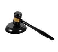 FUNOMOCYA Wooden Gavel with Sound Block for Auction and Meetings Judge Hammer with Clear Knocking Sound Practical Legal Tool Gift for Lawyers and Chairmen