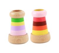 FUNOMOCYA Wooden Kaleidoscope Large Lens Educational Developmental for Ages Beech Wood Construction with Smooth Finish Stimulates Imagination and Scientific Interest Colorful Magical Light