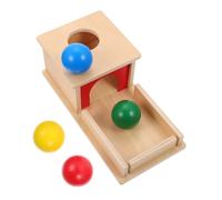 FUNOMOCYA Wooden Montessori Educational for Early Learning Interactive Teaching Box with Smooth Surface and Safe Edges Enhances Hand-eye Coordination and Social Skills Preschool Activity