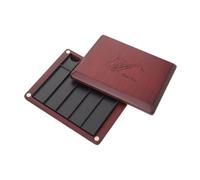 FUNOMOCYA Wooden Reed Case for Alto Saxophone Clarinet Bass Clarinet Double-sided Storage Holds Up to Reeds Wear-resistant Box Compatible with Oboe Stylish and Protective