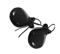 FUNOMOCYA Wooden Spanish Castanets for Small Hand Percussion Musical Instrument Rhythm with Fine Craftsmanship and Exceptional Sound Quality Black