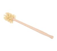 FUNOMOCYA Wooden Toilet Brush and Compact Space-saving Design with Powerful Bristles Sturdy Wood Material for Effective Bathroom Cleaning and Easy Storage