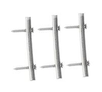 FUNOMOCYA Zinc Alloy Pressure Chord Rod for Electric Guitar 48mm Silver 3pcs Guitar String Guide Strip Bar Stick for String Pressing and Adjustment