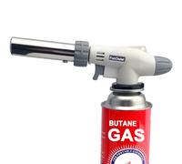 FunOwlet Butane Torch Kitchen Blow Lighter - Culinary Torches Chef Cooking Professional Adjustable Flame with Reverse Use for Creme, Brulee, BBQ, Baking, Jewelry by (Butane Fuel Not Included)