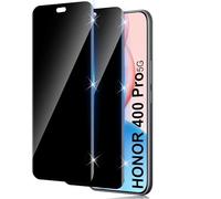 Funrae 2 Pieces Privacy Screen Protector for Honor 400 Pro 5G, Anti Spy Tempered Glass Film, 9H Hardness Screen Protector Anti-Scratch Anti-Spy Anti-Peeping Screen Protector