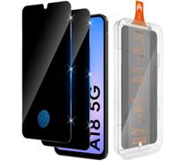 Funrae 2 x for Samsung Galaxy A18/A17/A16 5G/4G for tempered glass privacy | [Car Installation] 0 dust and bubbles, 9H hardness, shatterproof, scratch-resistant privacy glass, privacy film