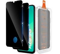 Funrae 2 x for Samsung Galaxy A26 5G for tempered glass privacy screen | [Car Installation] 0 dust and bubbles, 9H hardness, shatterproof, scratch-resistant privacy glass, privacy film