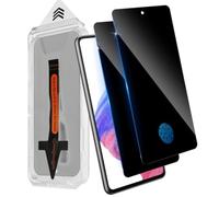 Funrae 2 x for Samsung Galaxy A53/A52/A52s 5G for tempered glass privacy | [Car Installation] 0 dust and bubbles, 9H hardness, shatterproof, scratch-resistant privacy glass, privacy film