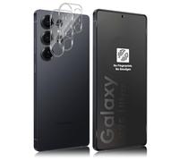 Funrae Full Screen Matte Privacy Screen Protector for Samsung Galaxy S25 Ultra 5G for Tempered Glass, 2 Pieces 9H Anti-Spy Matte Film and 2 Pieces Camera Protection, 9H Hardness Privacy Anti-Spy
