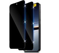 Funrae Full Screen Privacy Screen Protector for Xiaomi Mi Poco F7 5G for Tempered Glass, 9H Hardness Anti-Spy Film, Privacy Protective Glass, Anti-Spy Privacy Screen Protector [Pack of 2]