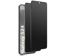 Funrae Matte Privacy Screen Protector for Samsung Galaxy S25/S24 5G for Matt Tempered Glass, Pack of 2 Privacy Screen Protector, 9H Hardness 28° Anti-Spy Full Screen Protective Glass