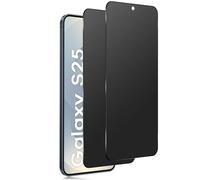 Funrae Matte Privacy Screen Protector Full Coverage for Samsung Galaxy S25 5G, Anti Spy Tempered Glass Film, 9H Hardness Anti-Glare Anti-Spy Screen Protector