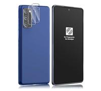 Funrae Matte Screen Protector for Samsung Galaxy S20 FE 4G/5G for Tempered Glass, Anti-Fingerprint Matte Film with Camera Protection [2+2 Pieces], 9H Hardness Protective Glass, Anti-Glare Screen