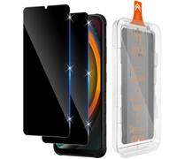 Funrae Privacy Screen for Samsung Galaxy Xcover 7/Xcover 7 Pro for Tempered | 2 x [car installation] 9H privacy film, 0.33 mm ultra-thin anti-spy protective film, 28° privacy protective glass, 0 dust