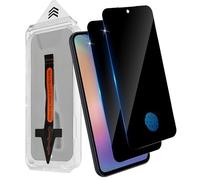 Funrae Privacy Screen Protector for Samsung Galaxy A54 5G for Tempered Glass, 28° Side Protection, Anti-Spy Protective Glass, Extremely Scratch-Resistant, 9H Film, Bubble-Free [Car Installation