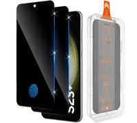 Funrae Privacy Screen Protector for Samsung Galaxy S23 Plus/S23+ 5G for Tempered Glass, 28° Side Protection, Anti-Spy Protective Glass, Extremely Scratch-Resistant, 9H Film, Bubble-Free [Car
