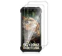 Funrae Screen Protector for 8849 Tank 3/8849 Tank 3 Pro, Tempered Glass Film HD 9H Hardness Ultra Resistant Screen Protector [2 Pieces], Anti-Scratch Bubble Free Screen Protector