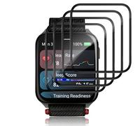 Funrae Screen Protector for Garmin Venu X1 for Tempered Glass, 4 Pieces Full Screen Bubble-Free HD Anti-Scratch Screen Protector Waterproof Hardness 9H Screen Protector Film