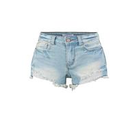 FUNSEED Denim Shorts Women, Summer Low Rise Cut Off Jean Shorts, Vintage Sexy Tight Fit Beach Vacation Clothes, Light Blue, S