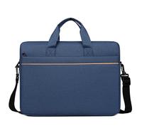 FUNSEED Water Resistant Oxford Laptop Shoulder Bag, 15.6 Inch Computer Briefcase, Work Commuter Bag for Daily Travel, Blue