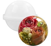 FUNSHOWCASE 4inch Large Sphere Ball Silicone Mould for Resin Epoxy, Jewelry Making, Candle Wax, Homemade Soap, Bath Bomb