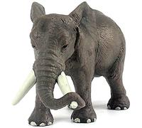 FUNSHOWCASE African Jungle Wild Animals Female Elephant Cow Toy Figure Realistic Plastic Figurine Gifts for Kids, Cake Topper, Height 3.5 Inch