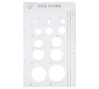 FUNSHOWCASE Fondant Gumpaste Flower Bud Ball Leaf Flowers Petiole Circle Size Guide Ruler