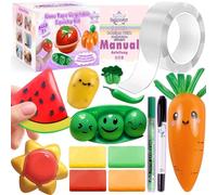 FUNSHOWCASE Nano Tape Squishy Kit DIY Vegetables
