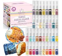 FUNSHOWCASE Quick-Dry Silicone Pigment Paste 36 Colors Taba Squishy Kit