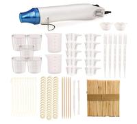 FUNSHOWCASE Resin Casting 144-Kit with Heat Gun Epoxy Resin Mixing Supplies for Art Craft