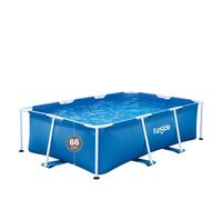 Funsicle 8ft x 6in Rectangular Above Ground Pool, 2.6 x 1.6 x 66 cm - Blue