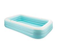"Funsicle Serenity 10ft Inflatable Pool, 305cm Long Swimming Pool 2-in-1 valve, Family Pool Includes 2 Cup Holders and Repair Patch, 3.05m x 1.83m x 56cm - Lagoon Blue"